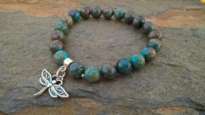 Turkus afrykański z ważką