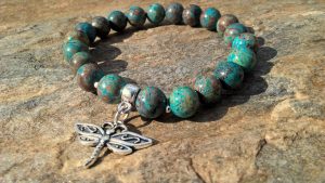 Turkus afrykański z ważką