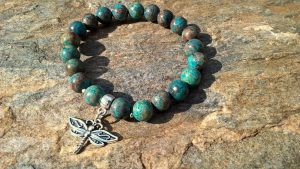 Turkus afrykański z ważką