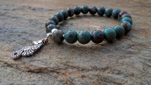 Turkus afrykański z konikiem morskim