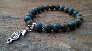 Turkus afrykański z konikiem morskim